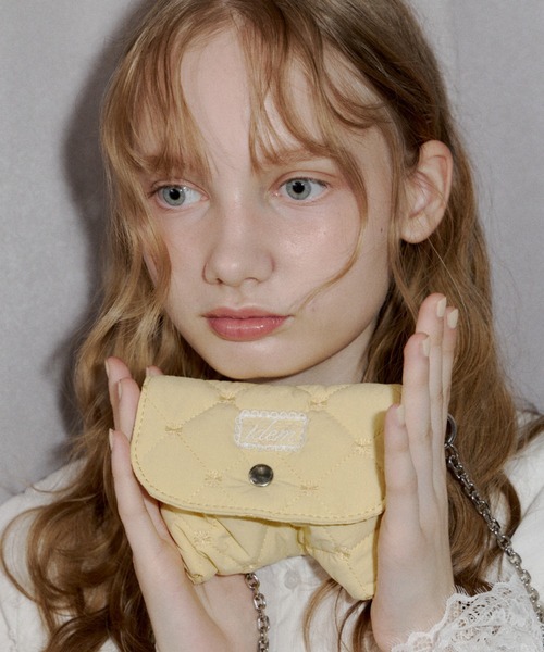 idem（イデム）の「paddet chain pouch bag / 中綿ショルダーバッグ（ショルダーバッグ・レディース・アイボリー/イエロー・FREE）」の12枚目の写真