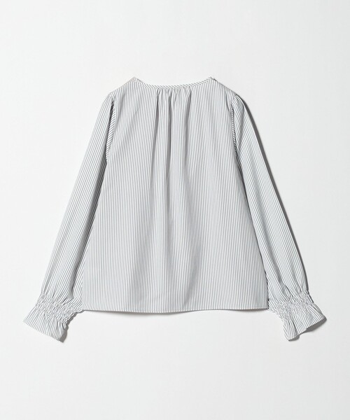 A DAY IN THE LIFE UNITED ARROWS(アデイインザライフユナイテッドアローズ)の「カット×サテン キャンディスリーブトップス <A DAY IN THE LIFE>(Tシャツ/カットソー・レディース・ナチュラル/ネイビー/ダークグレー・FREE)」の8枚目の写真