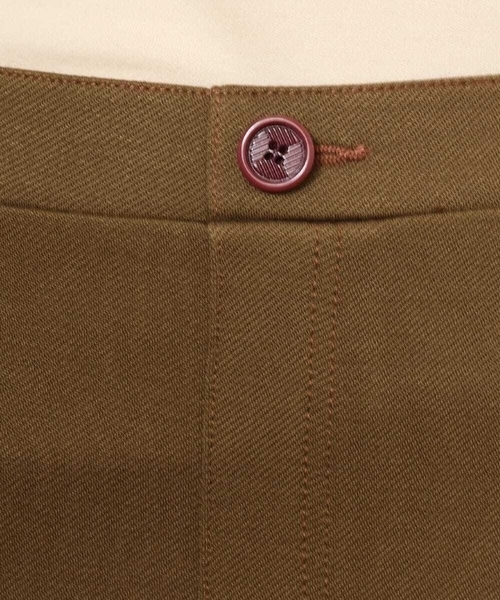 Jocomomola(ホコモモラ)の「フラワー刺繍入り裏起毛レギンスパンツ(その他パンツ・レディース・ブラック/カーキ/パープル・42/40)」の7枚目の写真