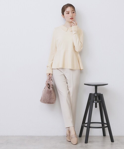 ma_sa　スラックス&ペプラムニット ma_sa スラックス&ペプラムニット ma_sa スラックス&ペプラムニット