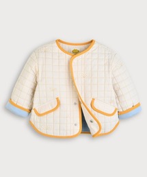 moimoln（モイモルン）の「【SOFT&】軽量パデットノーカラージャケット（ノーカラージャケット）」