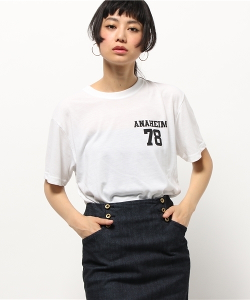 CRYSTAL BALL（クリスタルボール）の「78 Print TS M（Tシャツ/カットソー・レディース・ブラック/ブルー/ホワイト・LARGE/MEDIUM）」の4枚目の写真