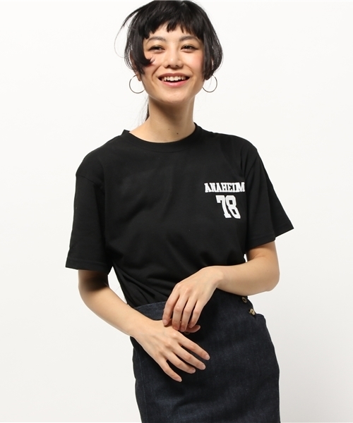 CRYSTAL BALL（クリスタルボール）の「78 Print TS M（Tシャツ/カットソー・レディース・ブラック/ブルー/ホワイト・LARGE/MEDIUM）」の6枚目の写真