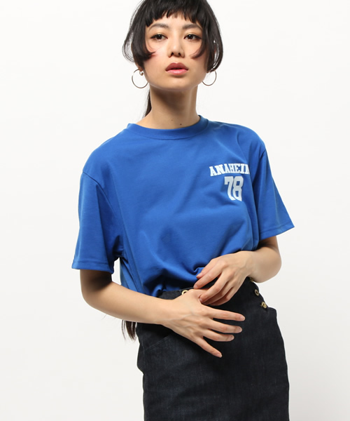 CRYSTAL BALL（クリスタルボール）の「78 Print TS M（Tシャツ/カットソー・レディース・ブラック/ブルー/ホワイト・LARGE/MEDIUM）」の3枚目の写真