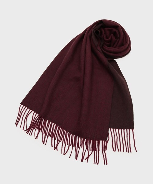 TAKEO KIKUCHI（タケオキクチ）の「【洗えるベビーカシミヤ】 ベビーカシミヤ無地マフラー（マフラー・メンズ・ターコイズブルー系5/ブラック系4/ワイン系1/ネイビー系4/ホワイト系7・00）」の6枚目の写真