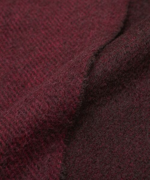 TAKEO KIKUCHI（タケオキクチ）の「【洗えるベビーカシミヤ】 ベビーカシミヤ無地マフラー（マフラー・メンズ・ターコイズブルー系5/ブラック系4/ワイン系1/ネイビー系4/ホワイト系7・00）」の7枚目の写真