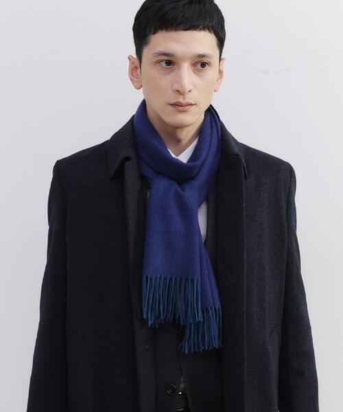 TAKEO KIKUCHI（タケオキクチ）の「【洗えるベビーカシミヤ】 ベビーカシミヤ無地マフラー（マフラー・メンズ・ターコイズブルー系5/ブラック系4/ワイン系1/ネイビー系4/ホワイト系7・00）」の20枚目の写真