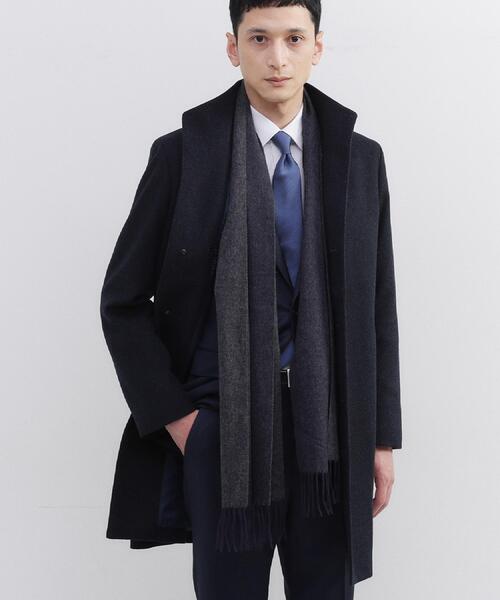 TAKEO KIKUCHI（タケオキクチ）の「【洗えるベビーカシミヤ】 ベビーカシミヤ無地マフラー（マフラー・メンズ・ターコイズブルー系5/ブラック系4/ワイン系1/ネイビー系4/ホワイト系7・00）」の22枚目の写真