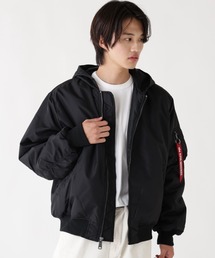 Alpha Industries(アルファインダストリーズ)のAlpha Industries/アルファインダストリーズ/MA-1 HOODED OXFORD FLIGHT JACKET/エムエーワン フード オックスフォード フライトジャケット(MA-1)
