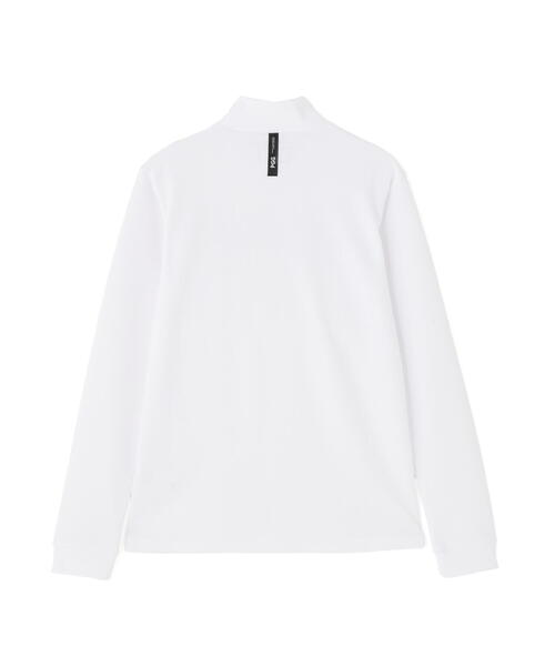 PEARLY GATES(パーリーゲイツ)の「【PGG】【直営店舗&公式オンライン限定】ハイブリッドメッシュ長袖ハイネックカットソー (LADIES)(Tシャツ/カットソー・レディース・ホワイト/ネイビー・SMALL/LARGE/MEDIUM)」の3枚目の写真