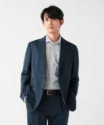 BEAMS HEART | 【6/18値下げ】ポリエステルコットン 強撚 千鳥柄 2ボタン ジャケット(セットアップ対応)(テーラードジャケット)