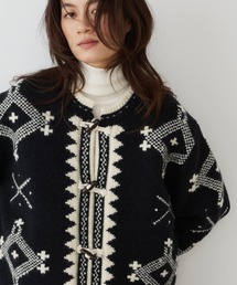 Libra Cue | クロスステッチニットカーディガン(ニット/セーター)