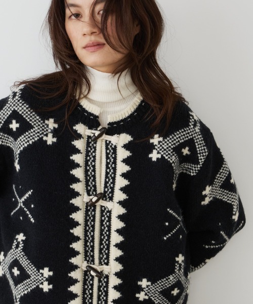 セール】クロスステッチニットカーディガン（ニット/セーター）｜Libra