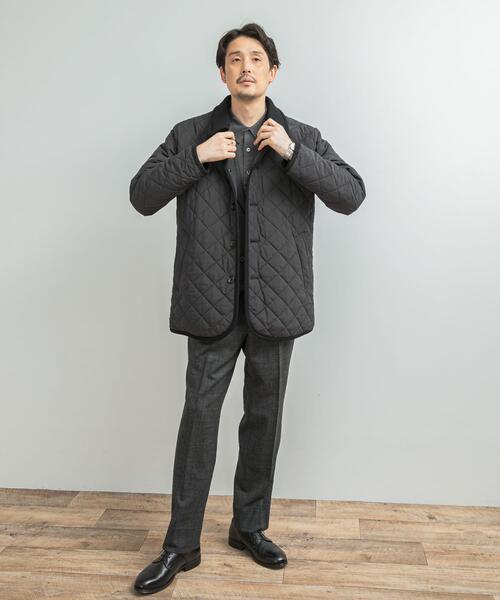 URBAN RESEARCH DOORS(アーバンリサーチドアーズ)の「LIFE STYLE TAILOR LIMONTA EAST キルティングコート(その他アウター・メンズ・ブラック/ネイビー・MEDIUM/LARGE)」の14枚目の写真