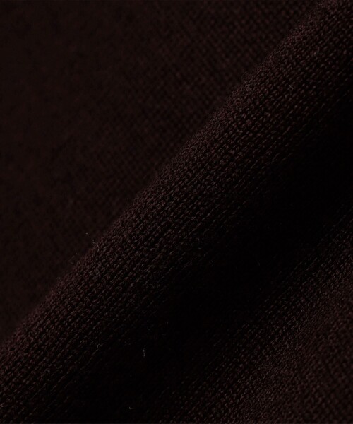 SHIPS Colors（シップス カラーズ）の「SHIPS Colors:〈吸湿発熱・洗濯機可能〉CELLN(R) × ウール 14ゲージ ニット（ニット/セーター・メンズ・ベージュ/ブラウン/ブルー/ブラック・MEDIUM/LARGE/X-LARGE）」の8枚目の写真