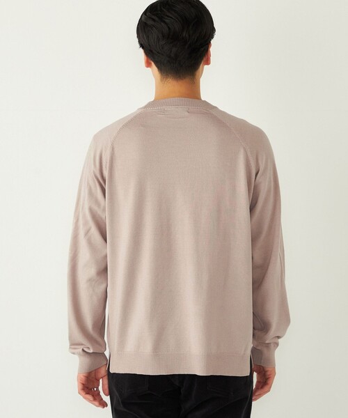 SHIPS Colors（シップス カラーズ）の「SHIPS Colors:〈吸湿発熱・洗濯機可能〉CELLN(R) × ウール 14ゲージ ニット（ニット/セーター・メンズ・ベージュ/ブラウン/ブルー/ブラック・MEDIUM/LARGE/X-LARGE）」の12枚目の写真