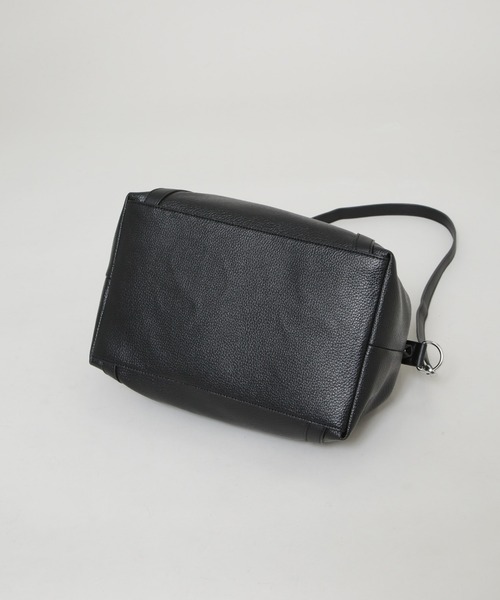 ショルダー付きフラップミニボストン（ショルダーバッグ）｜NANO