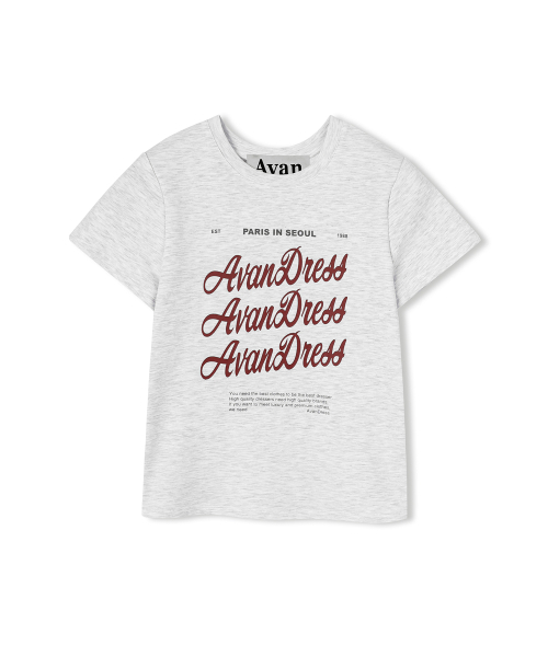 AVANDRESS(アバンドレス )の「Bagel Crop T-shirt - 3COL(Tシャツ/カットソー・レディース・アイボリー/ホワイト/チャコール・SMALL/MEDIUM)」の7枚目の写真