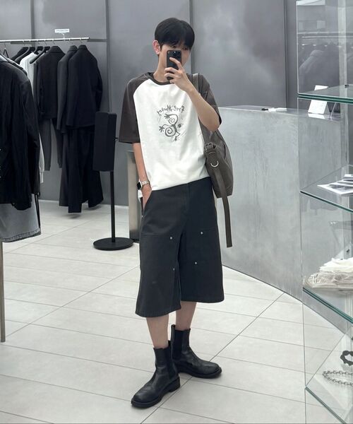INSILENCE(インサイロンス)の「ラグラングラフィックTシャツ CHARCOAL(Tシャツ/カットソー・レディース・その他・SMALL/LARGE/MEDIUM)」の14枚目の写真