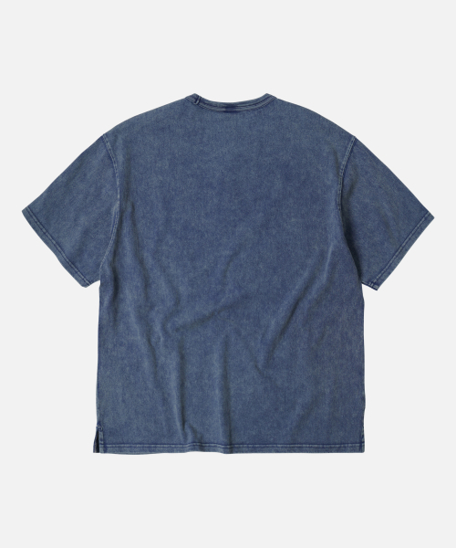FRIZMWORKS(フリズムワークス)の「OG VINTAGE DYEING HALF TEE _ WASHED NAVY(Tシャツ/カットソー・メンズ・その他・LARGE/X-LARGE/SMALL/MEDIUM)」の2枚目の写真