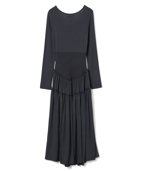 MILLO WOMEN（ミロウーマン）の「ジャージシャーリングマキシドレス[チャコール]（ワンピース・レディース・その他・SMALL/MEDIUM）」の3枚目の写真