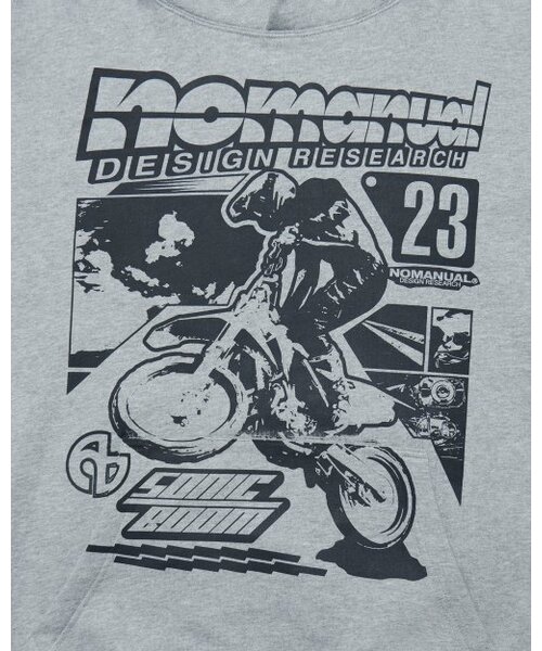 NOMANUAL(NOMANUAL)の「NM AUTO HOODIE - MELANGE(パーカー・レディース・その他・LARGE/X-LARGE/SMALL/MEDIUM)」の5枚目の写真