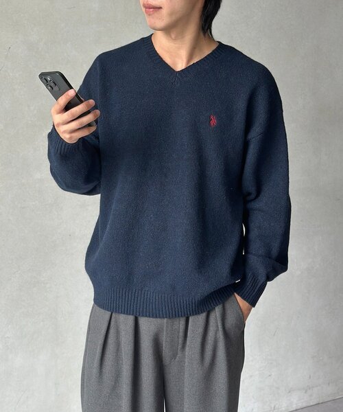 Vネックニットプルオーバー（ニット/セーター）｜U.S. POLO ASSN