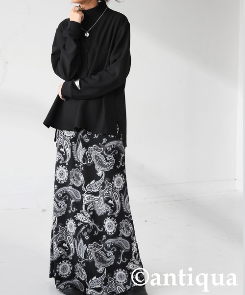 antiqua(アンティカ)の「モックネック プルオーバー(その他トップス・レディース・ブラック/グレー/ホワイト系その他/レッド/ウッド/ブラウン系その他/ベージュ・ONESIZE)」の22枚目の写真