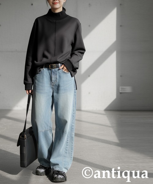 antiqua(アンティカ)の「モックネック プルオーバー(その他トップス・レディース・ブラック/グレー/ホワイト系その他/レッド/ウッド/ブラウン系その他/ベージュ・ONESIZE)」の21枚目の写真