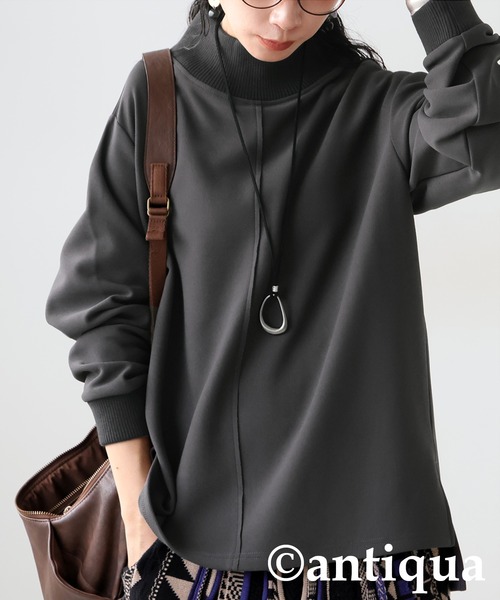 antiqua(アンティカ)の「モックネック プルオーバー(その他トップス・レディース・ブラック/グレー/ホワイト系その他/レッド/ウッド/ブラウン系その他/ベージュ・ONESIZE)」の20枚目の写真