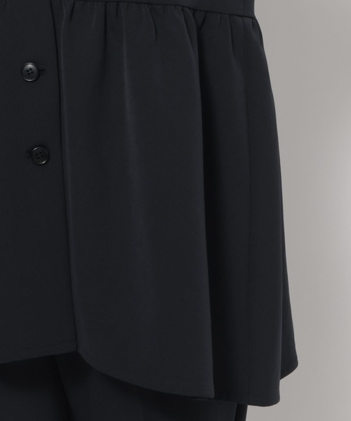 LEPSIM（レプシィム）の「【入卒式／セレモニー】Wクロス切り替えベスト　598356（その他アウター・レディース・ネイビー/グレイッシュベージュ/ブラック・FREE）」の13枚目の写真