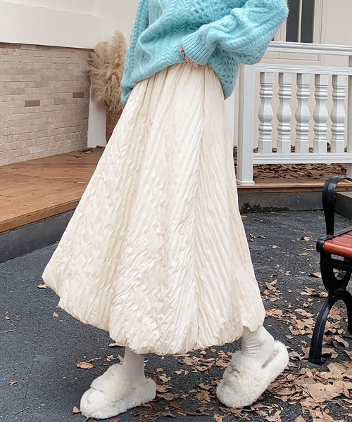 シボ感プリーツスカート（スカート）｜ONEP STAR（ワンピスター）の