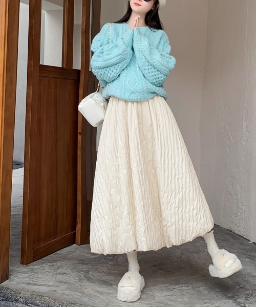 セール】シボ感プリーツスカート（スカート）｜ONEP STAR（ワンピ