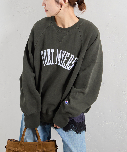 別注【CHAMPION/チャンピオン】for JS ワッペンツキスウェット