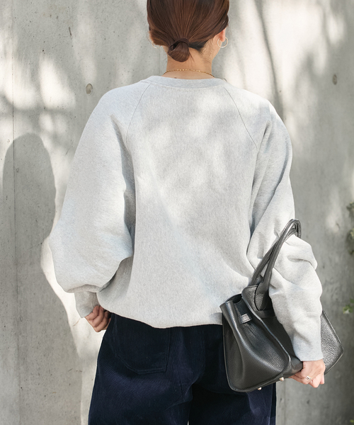 Champion（チャンピオン）の「別注【CHAMPION/チャンピオン】for JS ワッペンツキスウェット（スウェット・レディース・ブラック系その他/チャコールグレー/アイボリー/グリーン・LARGE）」の14枚目の写真