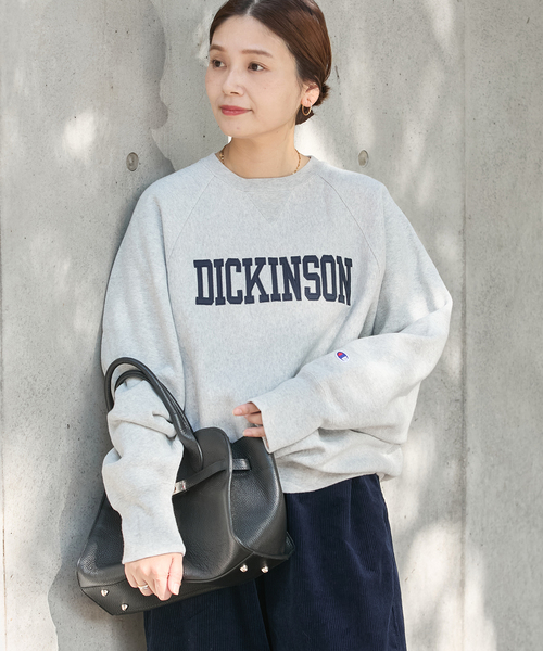 Champion（チャンピオン）の「別注【CHAMPION/チャンピオン】for JS ワッペンツキスウェット（スウェット・レディース・ブラック系その他/チャコールグレー/アイボリー/グリーン・LARGE）」の15枚目の写真