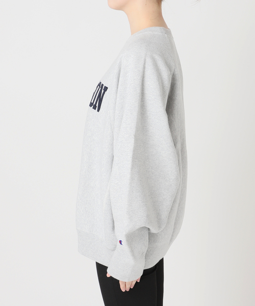 Champion（チャンピオン）の「別注【CHAMPION/チャンピオン】for JS ワッペンツキスウェット（スウェット・レディース・ブラック系その他/チャコールグレー/アイボリー/グリーン・LARGE）」の21枚目の写真
