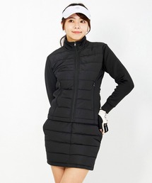 TopIsm（トップイズム）の「ゴルフウェア ダウン上下セットアップ ダウンジャケット ダウンスカート スウェットジャージ切替 レディース（ゴルフグッズ・レディース）」