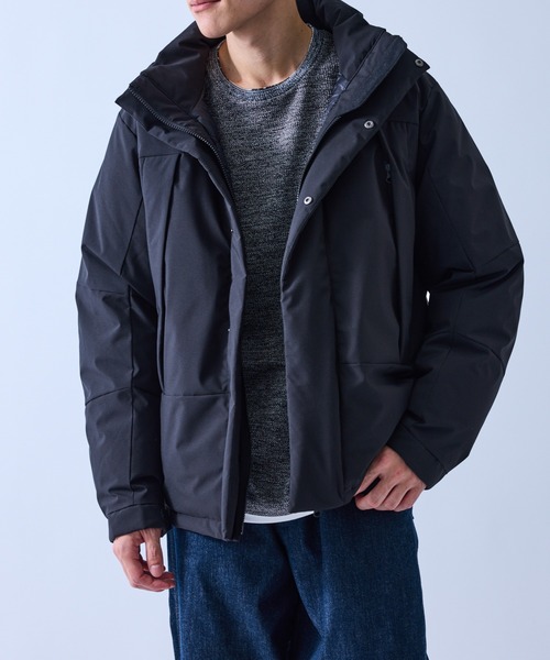 le cercle ADAM ET ROPE'（ルセルクルアダムエロペ）の「オールウェザーリップダウンフードブルゾン（ブルゾン・メンズ・ホワイト/ブラック・LL/S/M/L）」の9枚目の写真