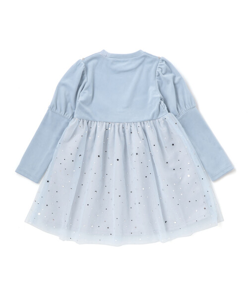 SLAP SLIP(スラップスリップ)の「きらめく星のチュールマントつきベロアワンピース(80~130cm)(ワンピース・キッズ・ピンク/ブルー・90cm/130cm/80cm/120cm/100cm/110cm)」の15枚目の写真