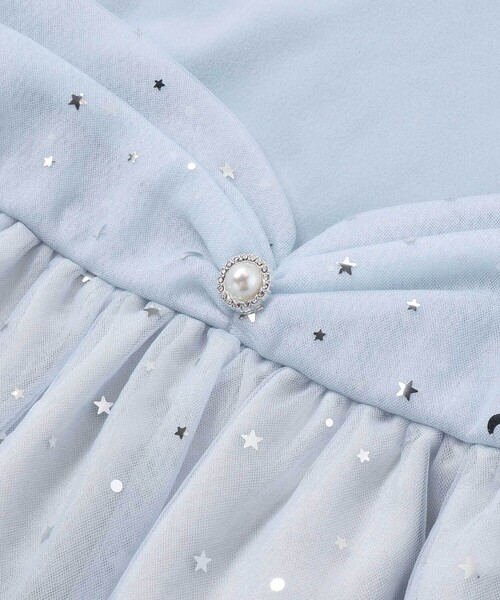 SLAP SLIP(スラップスリップ)の「きらめく星のチュールマントつきベロアワンピース(80~130cm)(ワンピース・キッズ・ピンク/ブルー・90cm/130cm/80cm/120cm/100cm/110cm)」の17枚目の写真