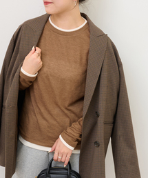 JOURNAL STANDARD relume（ジャーナルスタンダード　レリューム）の「《追加》フェイクレイヤードロングスリーブTEE（Tシャツ/カットソー）」