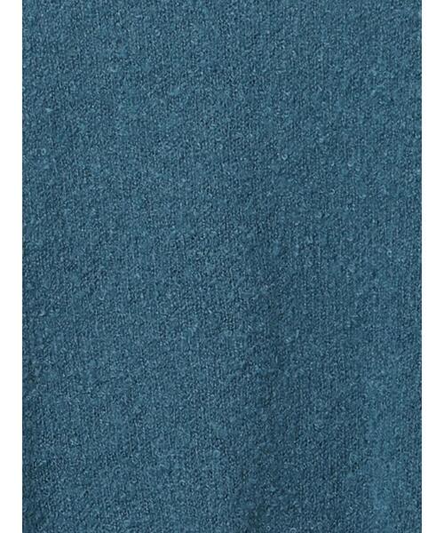 Te chichi TERRASSE（テチチテラス）の「ブークレ金釦クルーネックカーディガン（カーディガン/ボレロ・レディース・ブルー/グレー/ピンク/ベージュ・F）」の7枚目の写真