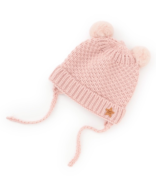 ミディブライス ♥︎ポンポンニット帽♥︎ピンク セール】ぽんぽんニット帽（その他ベビー用品）｜petit main