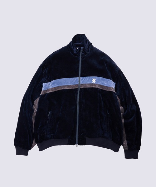 BASICKS】Velvet 90's Line Jacket（ブルゾン）｜BASICKS（ベイ