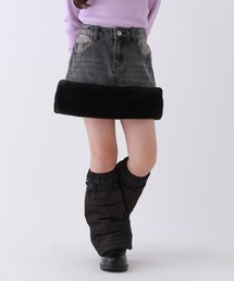 repipi armario | 【10C REPIPI】HEMファーデニムスカート(デニムスカート)