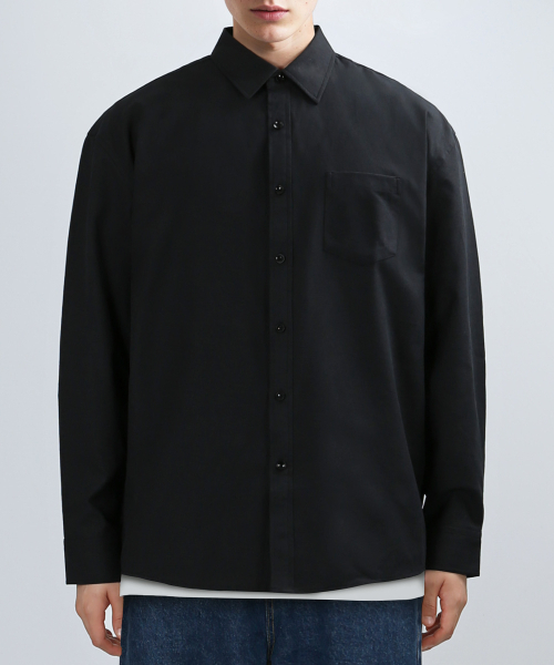 VERYVAIN(ベリベーン)の「OVER OXFORD SHIRTS (BLACK)(シャツ/ブラウス・メンズ・その他・LARGE/MEDIUM)」の1枚目の写真