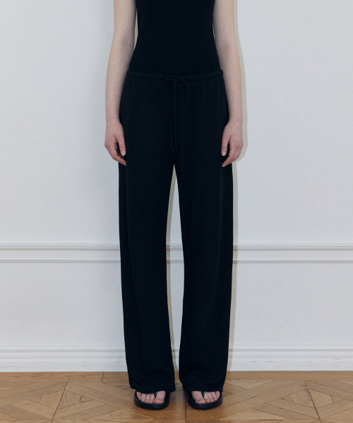 LADY VOLUME(レディーボリューム)の「レアリブドパンツ (ブラック)(スウェットパンツ・レディース・その他・SMALL/MEDIUM)」の1枚目の写真