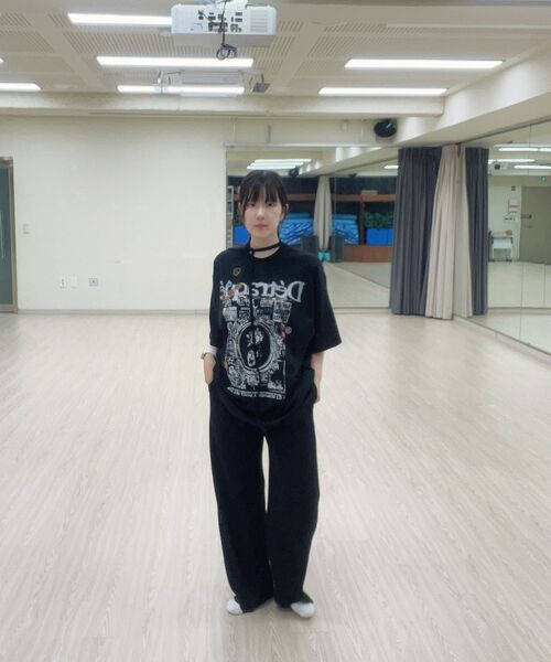 LADY VOLUME(レディーボリューム)の「レアリブドパンツ (ブラック)(スウェットパンツ・レディース・その他・SMALL/MEDIUM)」の5枚目の写真