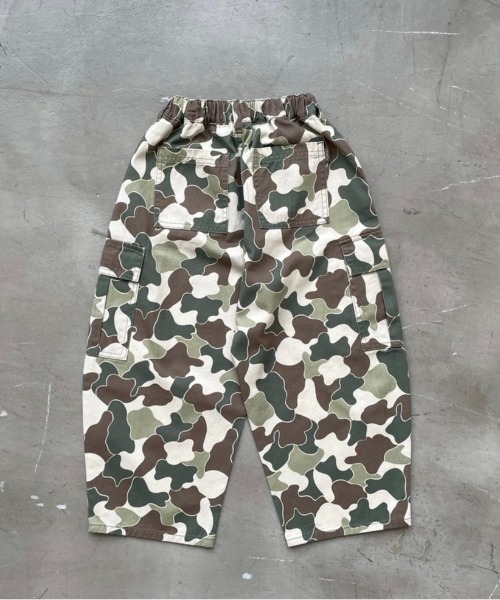 Fluffy BROTHERS（フラッフィーブラザーズ）の「迷彩カーゴパンツ（カーゴパンツ・キッズ・カモフラージュ・90/100/110/120/130/140/150）」の8枚目の写真